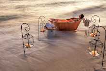 Badewanne am Strand von Thanda Island
