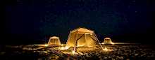 Camping unter afrikanischem Sternenhimmel im Retreat Selous