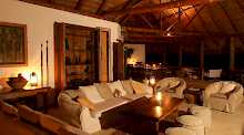 gemütliche Lounge der Semliki Safari Lodge