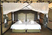 Betten im Doppelzimmer Kavinga Safari Camp